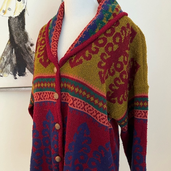 Vintage Liz Sport Button Front Cardigan Size Small - Picture 4 of 10